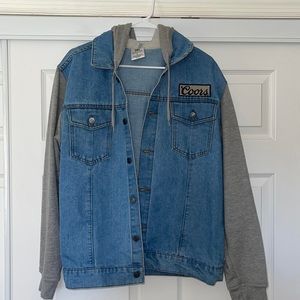 Coors banquet jean jacket